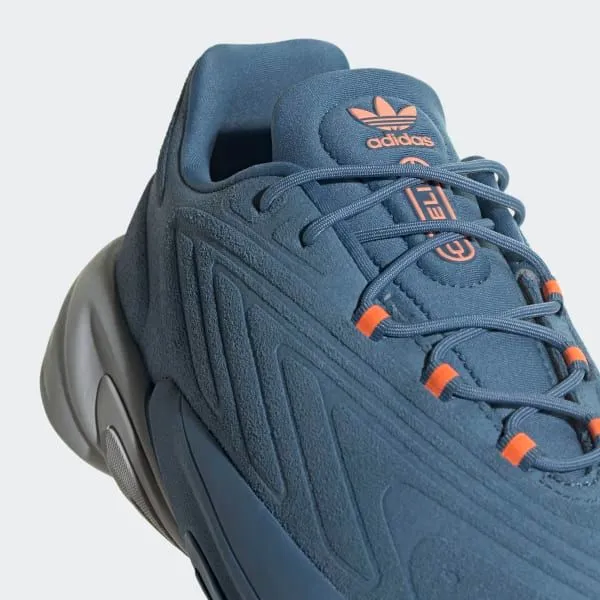 Adidas Men's Ozelia Shoes - Altered Blue / Light Solid Grey / Beam Orange