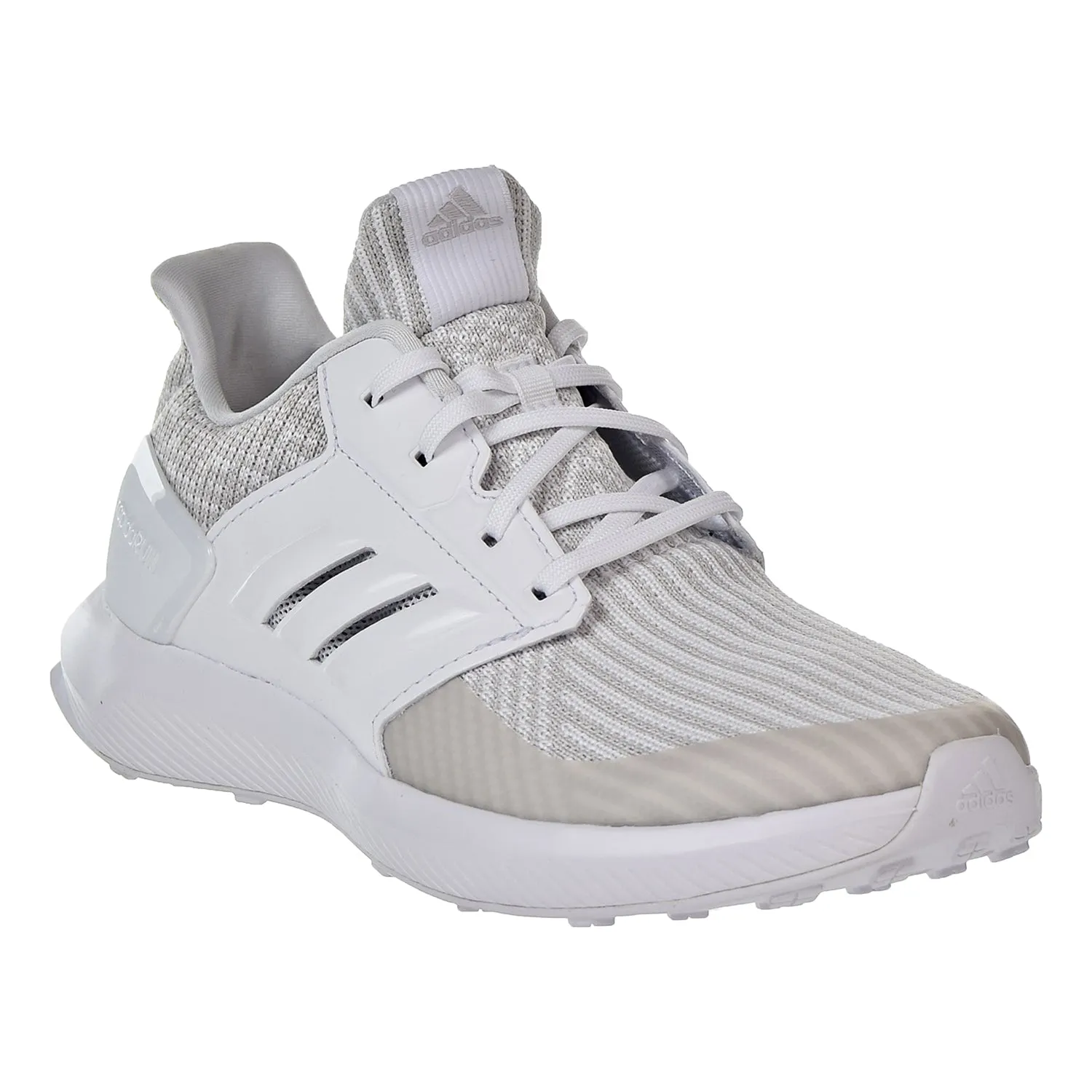 Adidas RapidaRun Knit J Big Kid's Running Shoes Grey/White