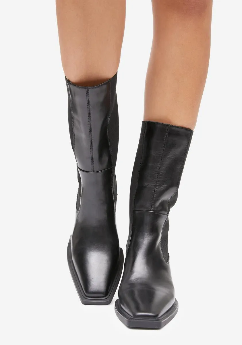 Alina Leather Chelsea Boots