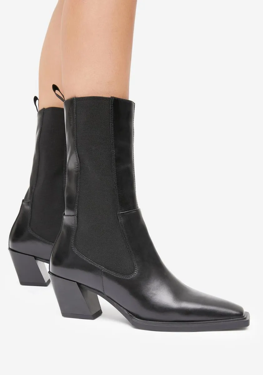 Alina Leather Chelsea Boots