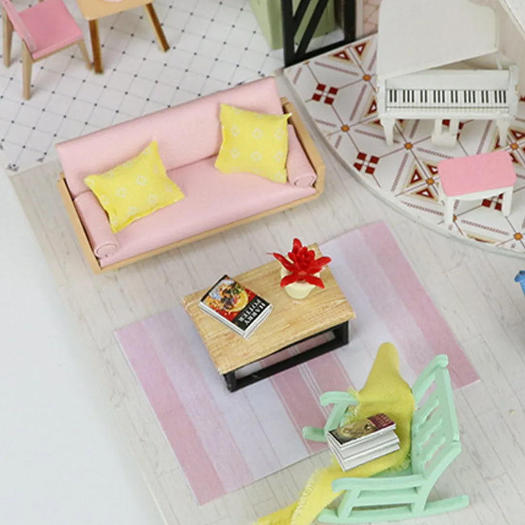 Anna's Pink Melody DIY Miniature Dollhouse Kit