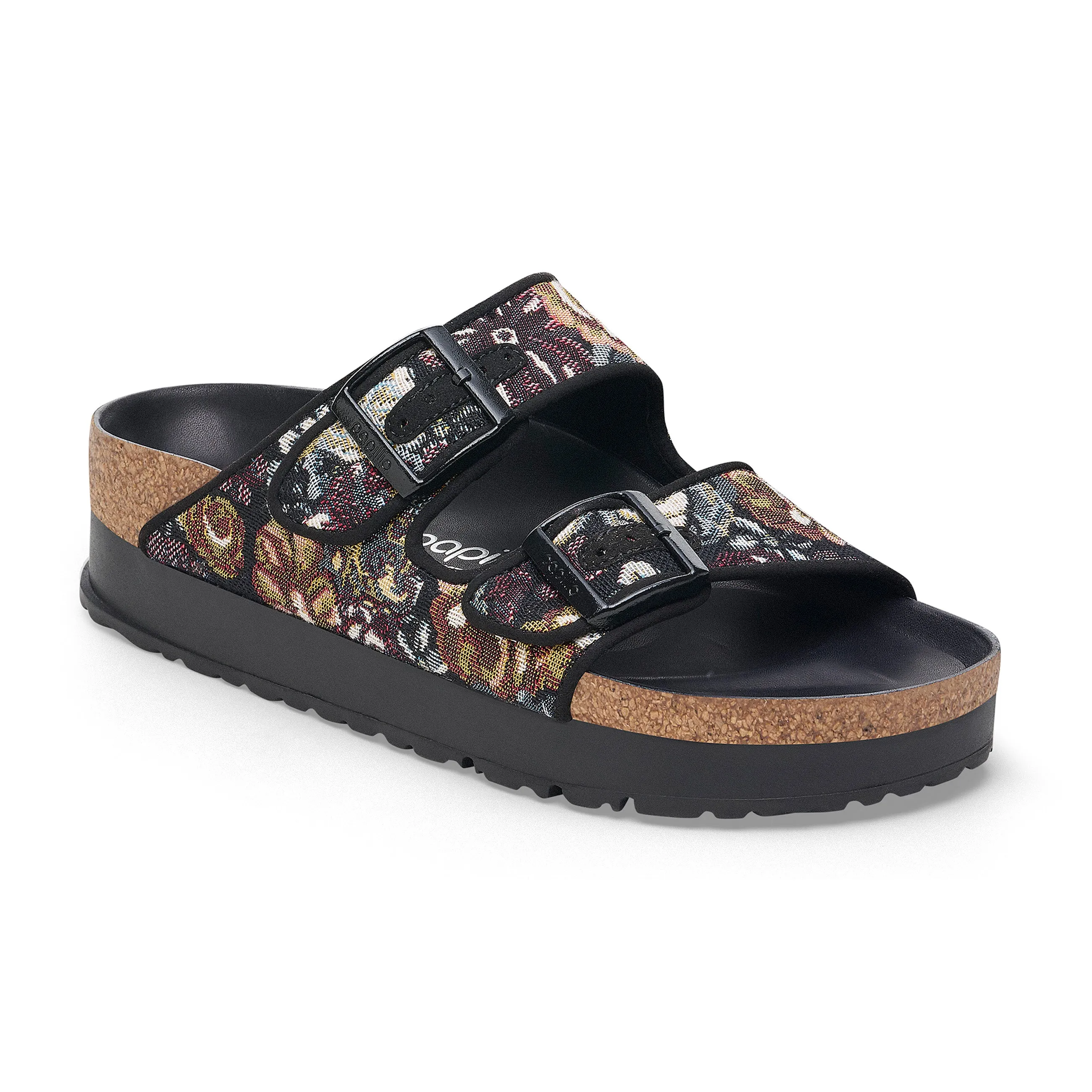 Arizona Platform Microfibre Brocade Black