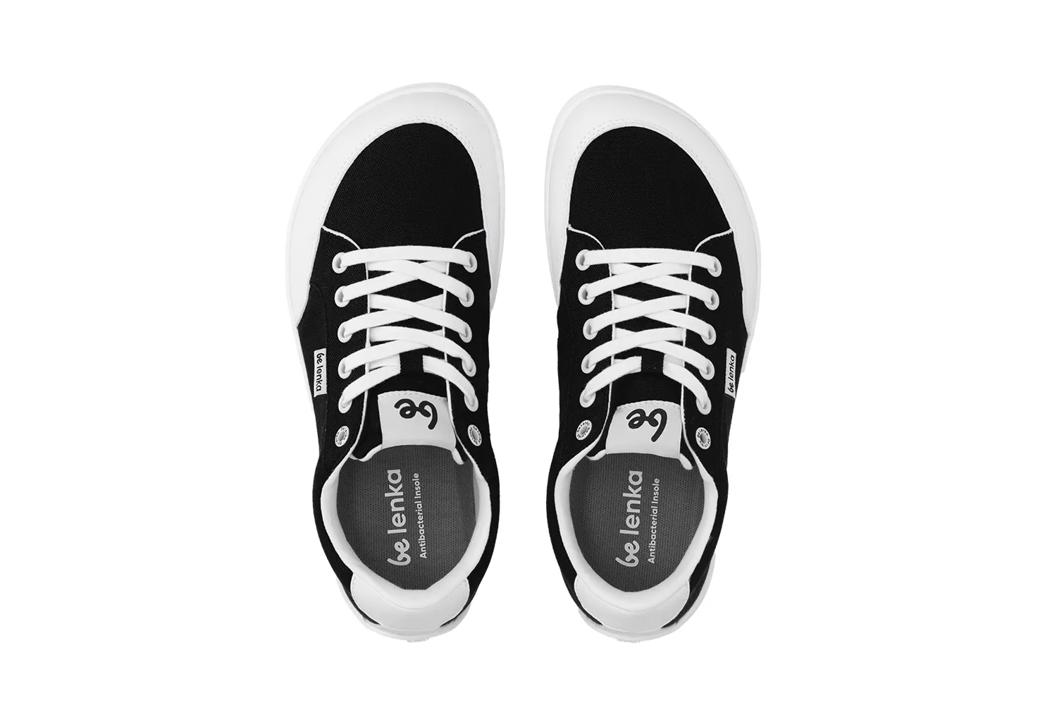 Barefoot Sneakers Be Lenka Rebound - Black & White CLEARANCE