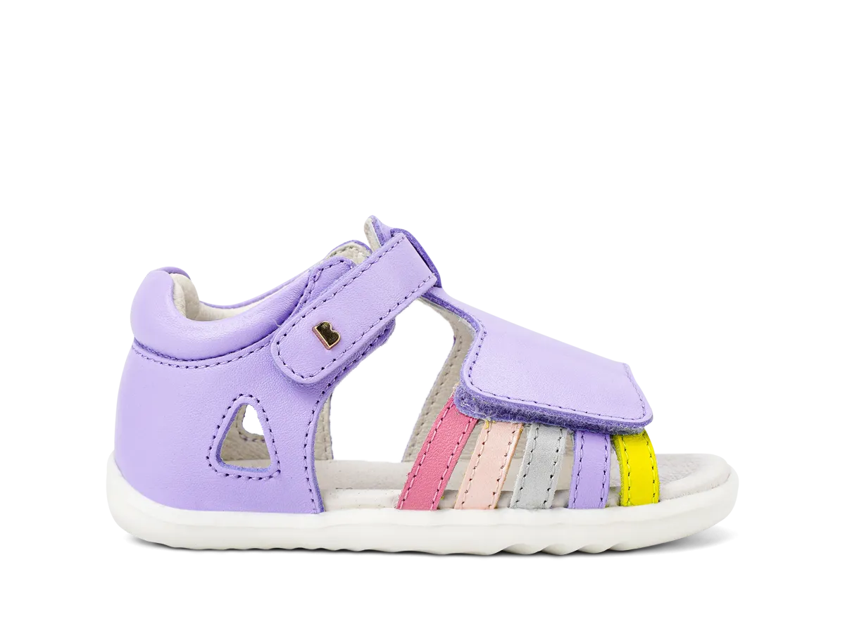 Bobux Mirror Infant Girls Lilac Rainbow Sandal