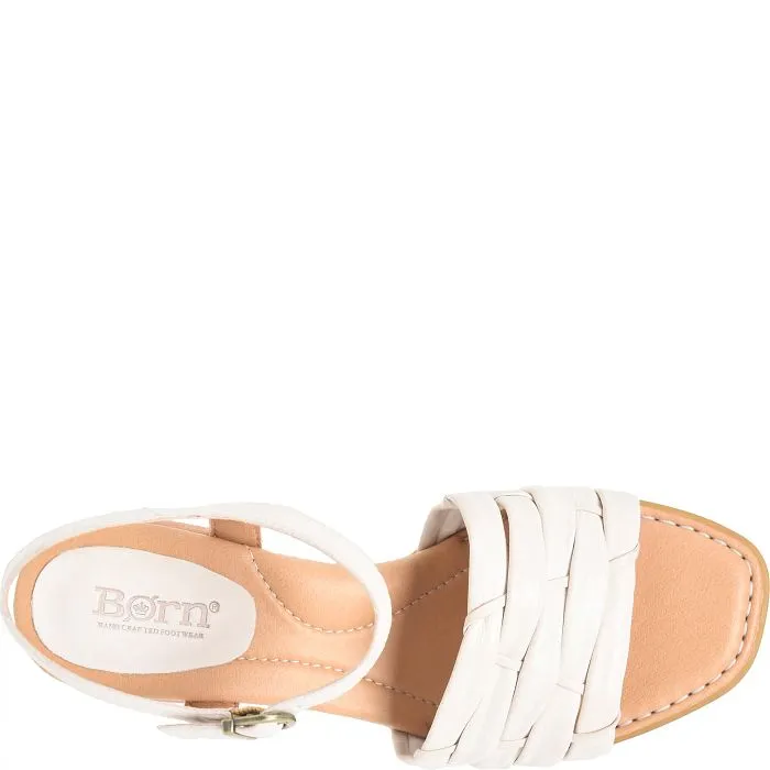 Born Shonie White Ivory Women's Sandal