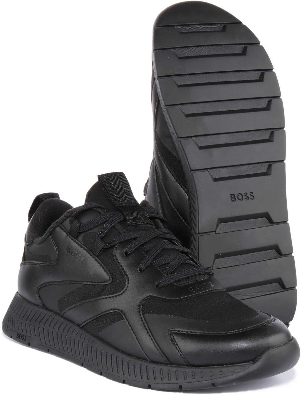 Boss Titanium Runner In Black For Men