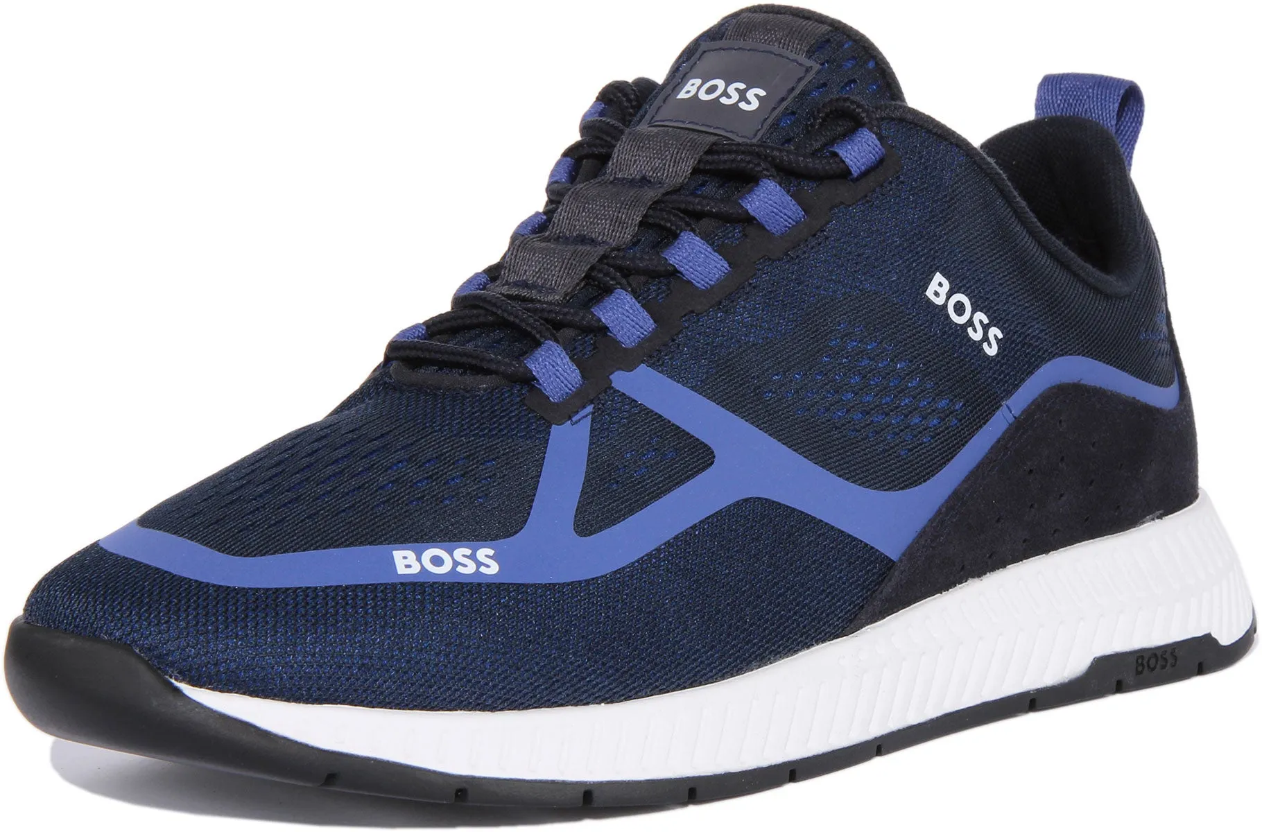 Boss Titanium Runner In Navy For Men