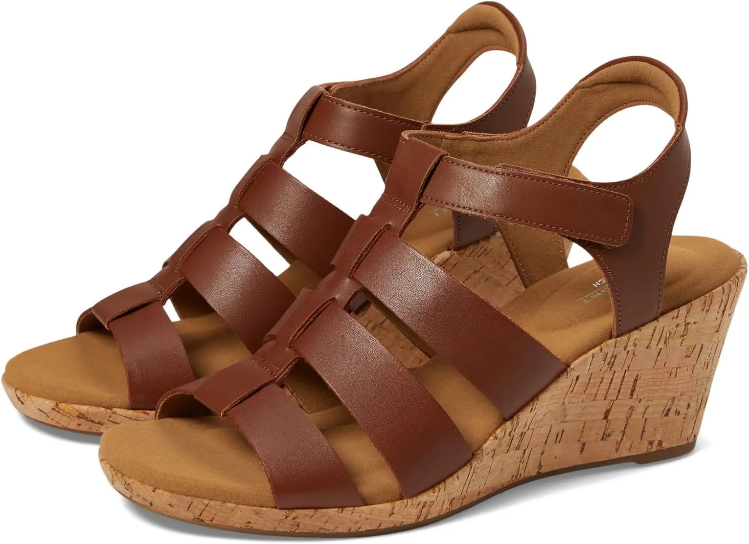 Briah New Gladiator Rockport sandals, light brown leather