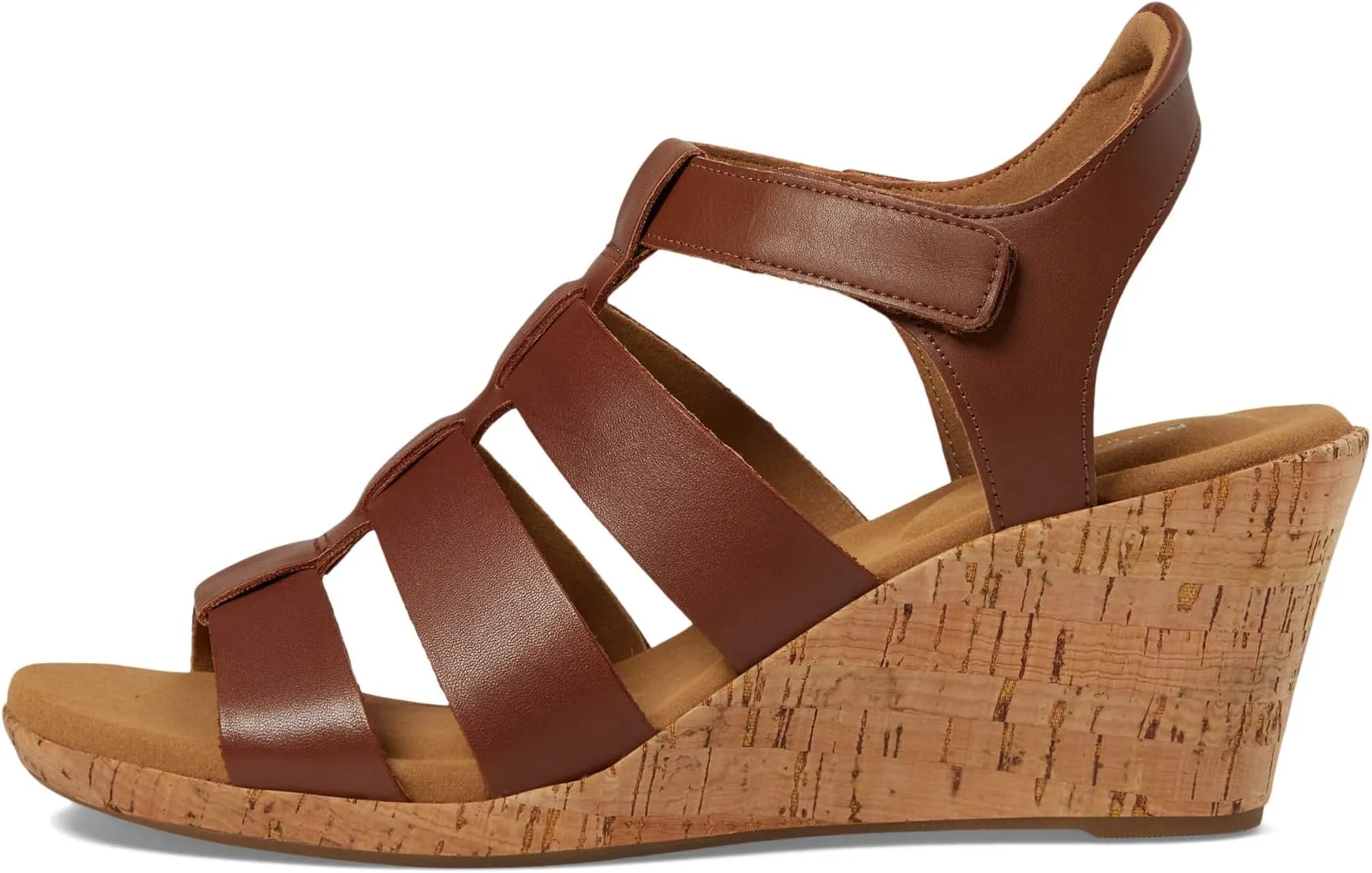 Briah New Gladiator Rockport sandals, light brown leather