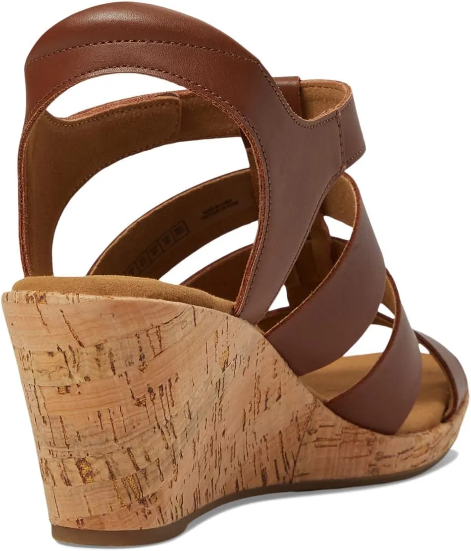 Briah New Gladiator Rockport sandals, light brown leather