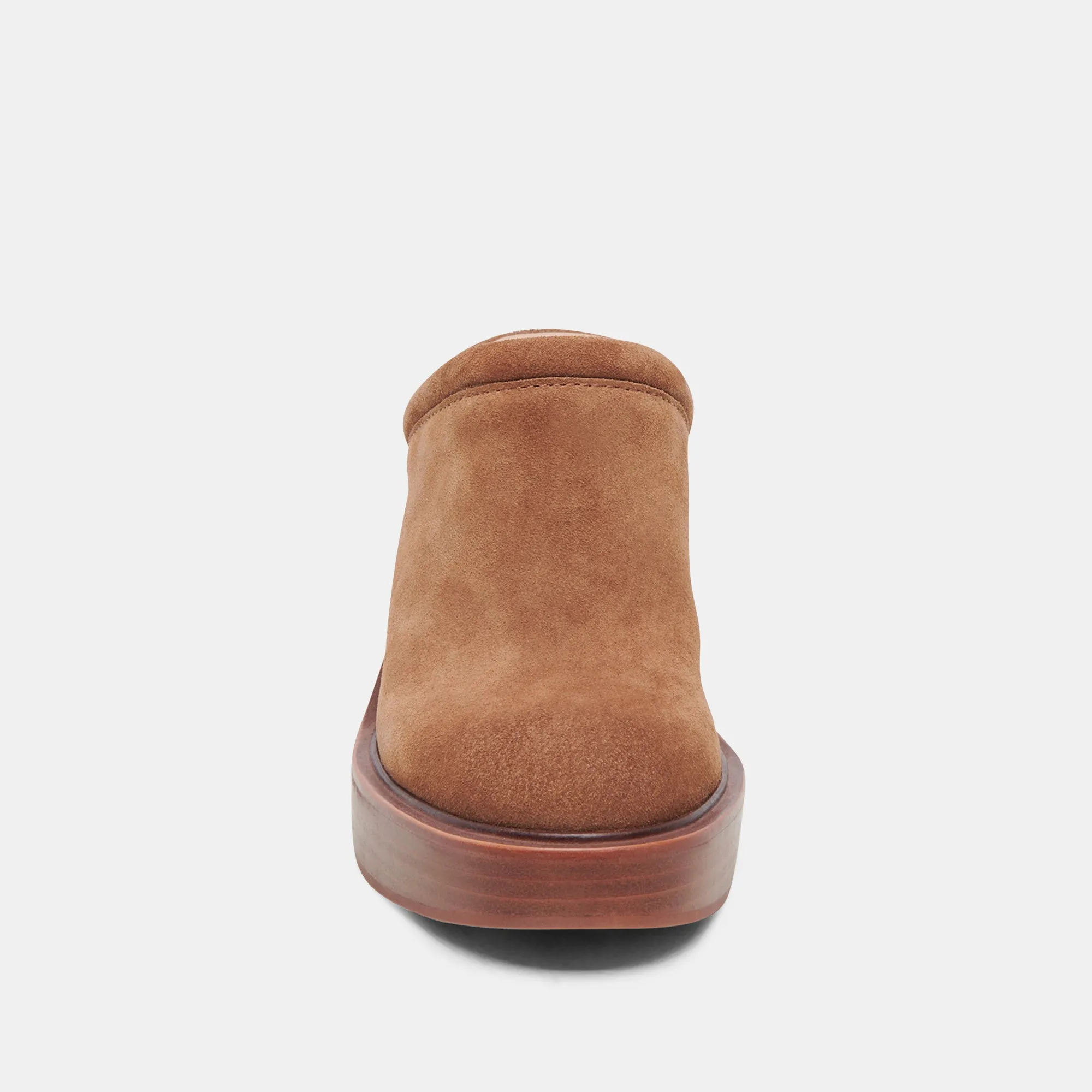 CASTEL HEELS CHESTNUT SUEDE