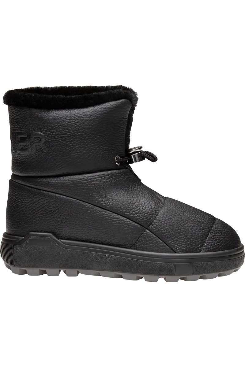 Chamonix Leather & Shearling Spike Boots