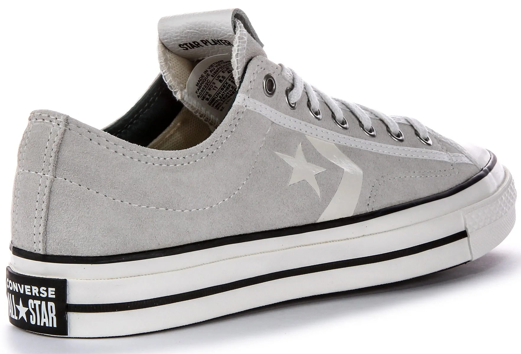 Converse Star Player 76 A05622C In Light Grey Suede