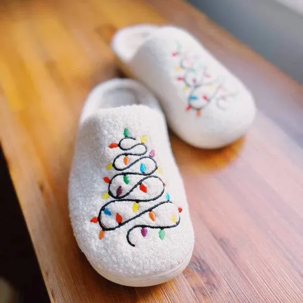 Cozy Holiday Slippers - Precious Lit