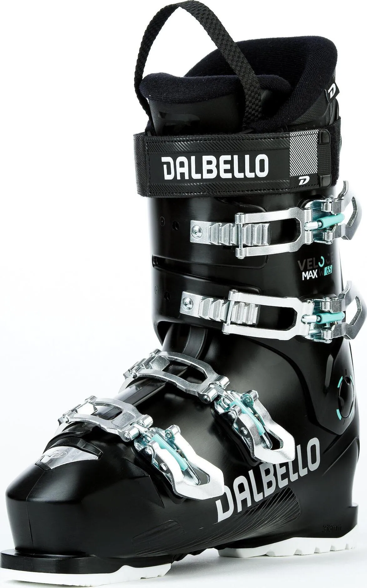 Dalbello Veloce Max 65 W LS Ski Boots 2025 – Black/Black | Ultimate Comfort and Support for Women's Skiing