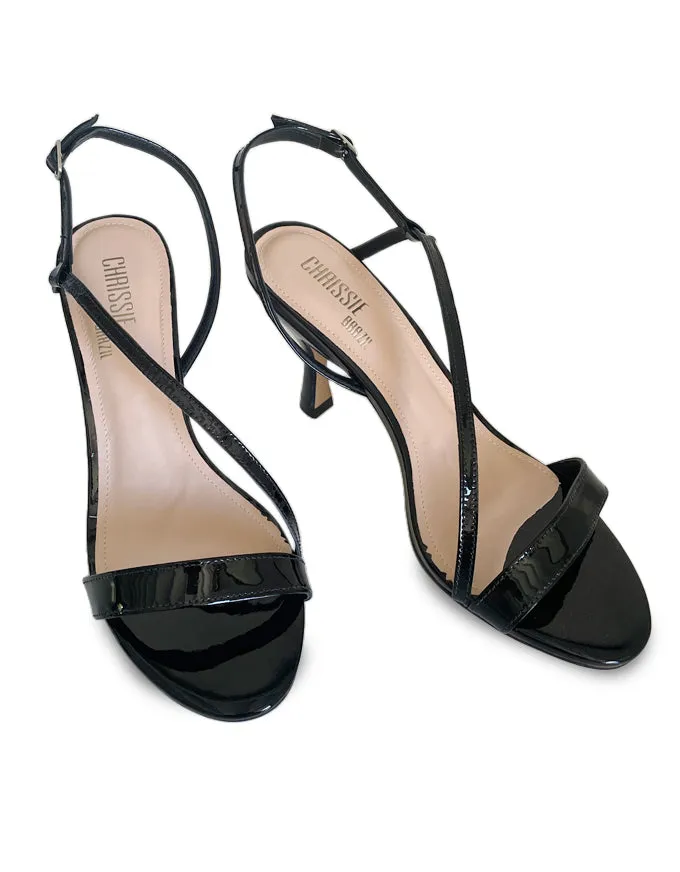 Dotti Heels Seda Black Patent