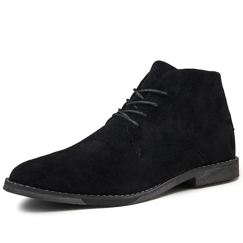 Fashion Casual Boots Men Autumn Winter Comfortable Durable Outsole Men Shoes High Quality Cow Suede Men Boots