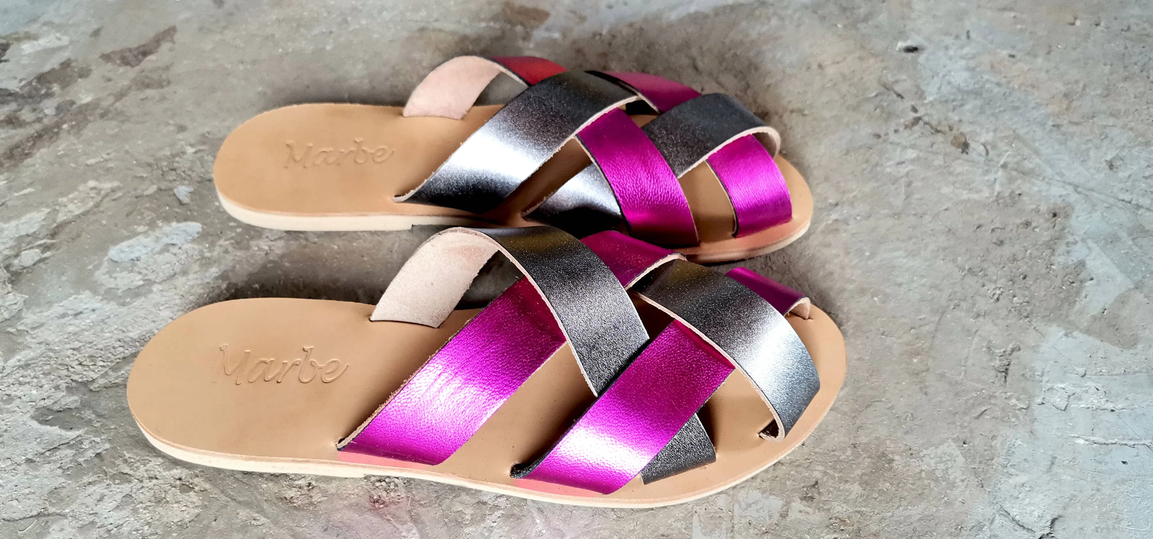 Handmade Leather Sandal by Marbe : Agapi