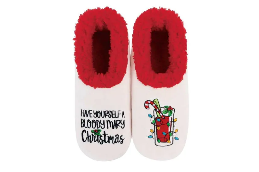 Have Yourself A Bloody Mary Christmas Women's Snoozies Slippers