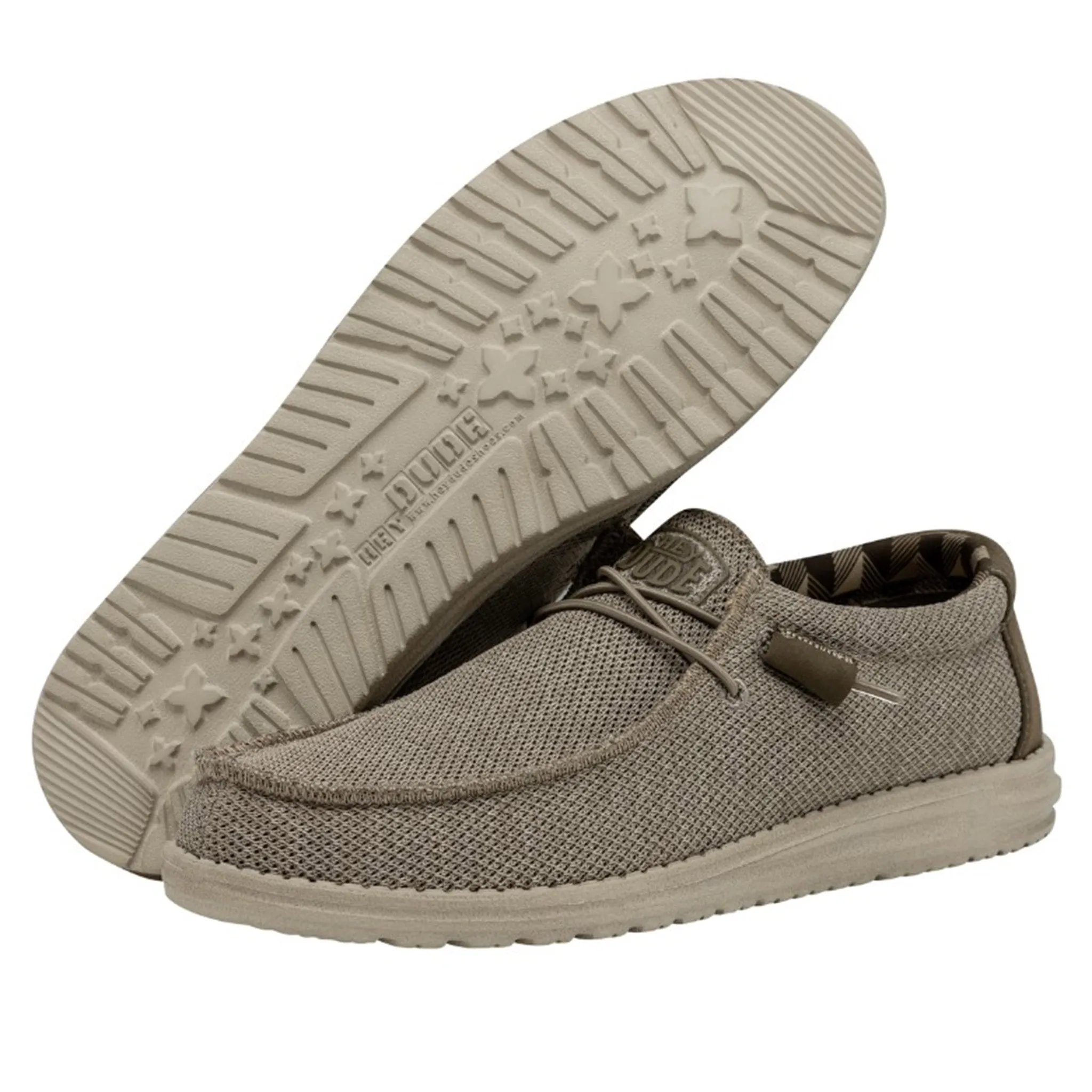 Hey Dude Beige Wally Sox Causal Shoe