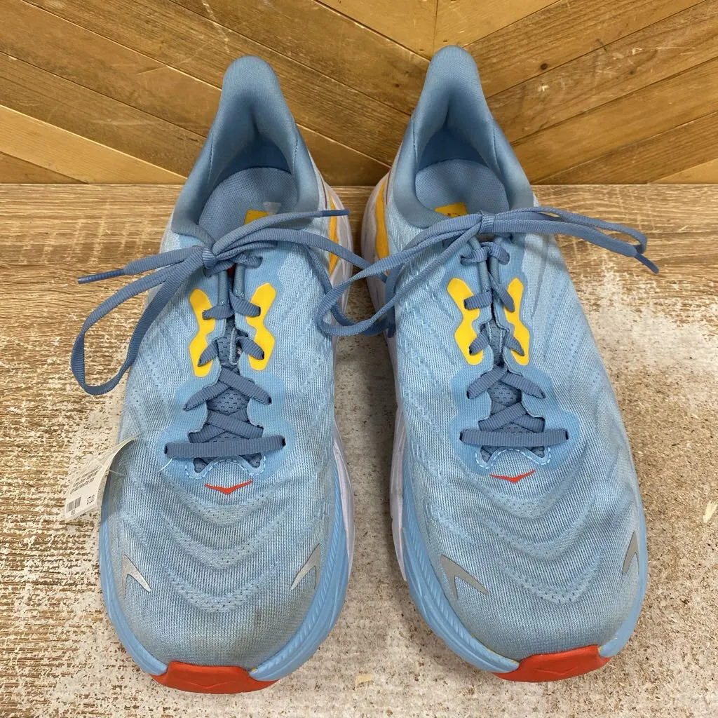 Hoka - Women's Arahi 6 Running Shoes - MSRP $180: Light Blue/Yellow/Red-women-W9.5