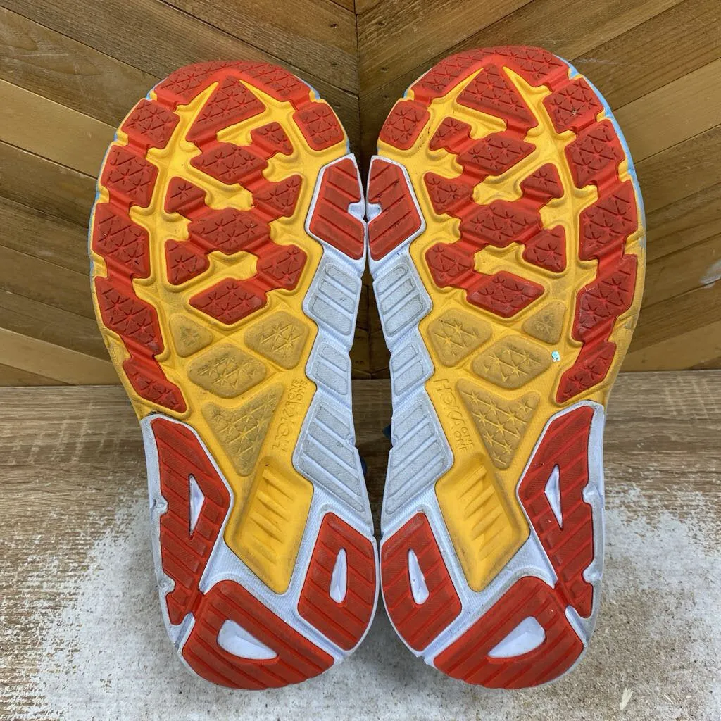 Hoka - Women's Arahi 6 Running Shoes - MSRP $180: Light Blue/Yellow/Red-women-W9.5