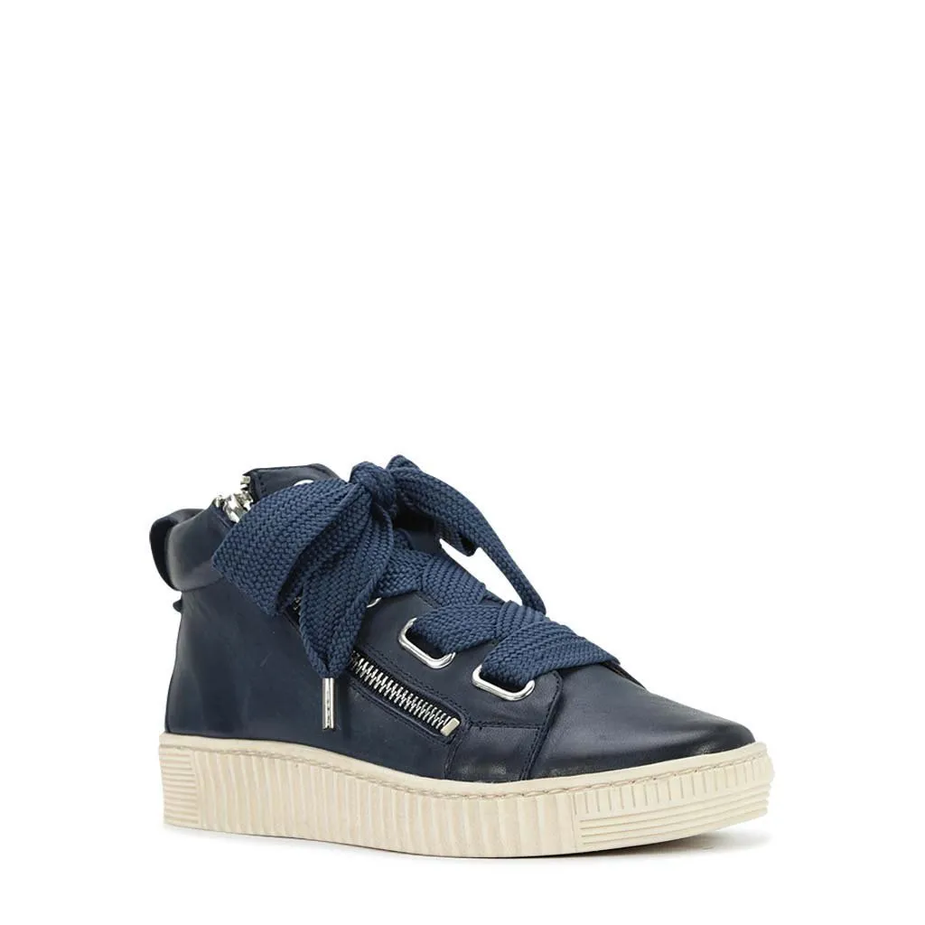 JOYOUS ARCHIVE LEATHER ZIP SNEAKER