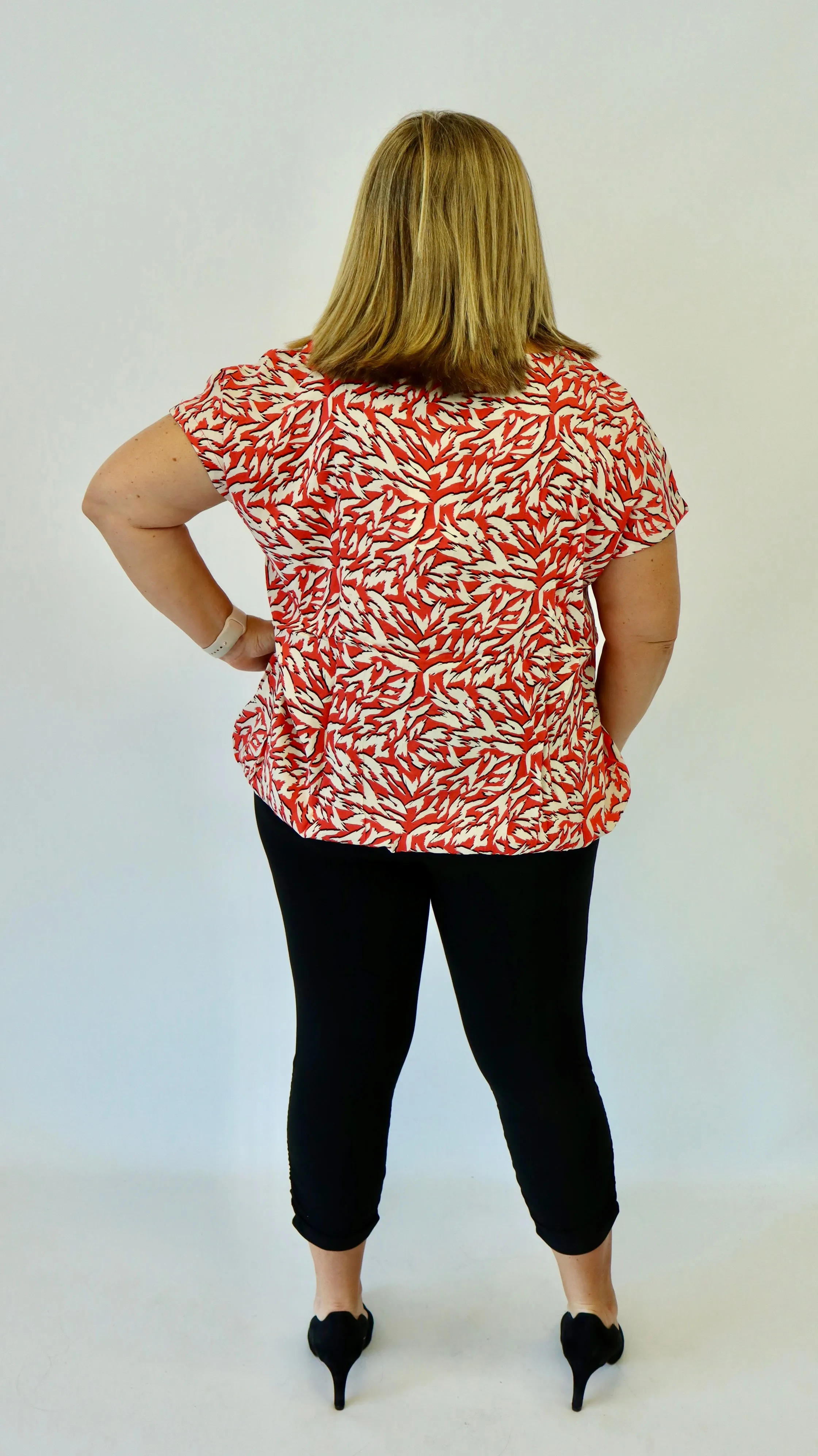 Kaffe Curve Jenny Blouse Cayenne