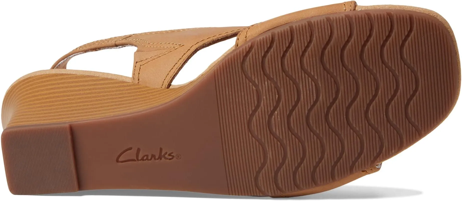 Kyarra Aster Clarks Sandals, Light Tan Leather