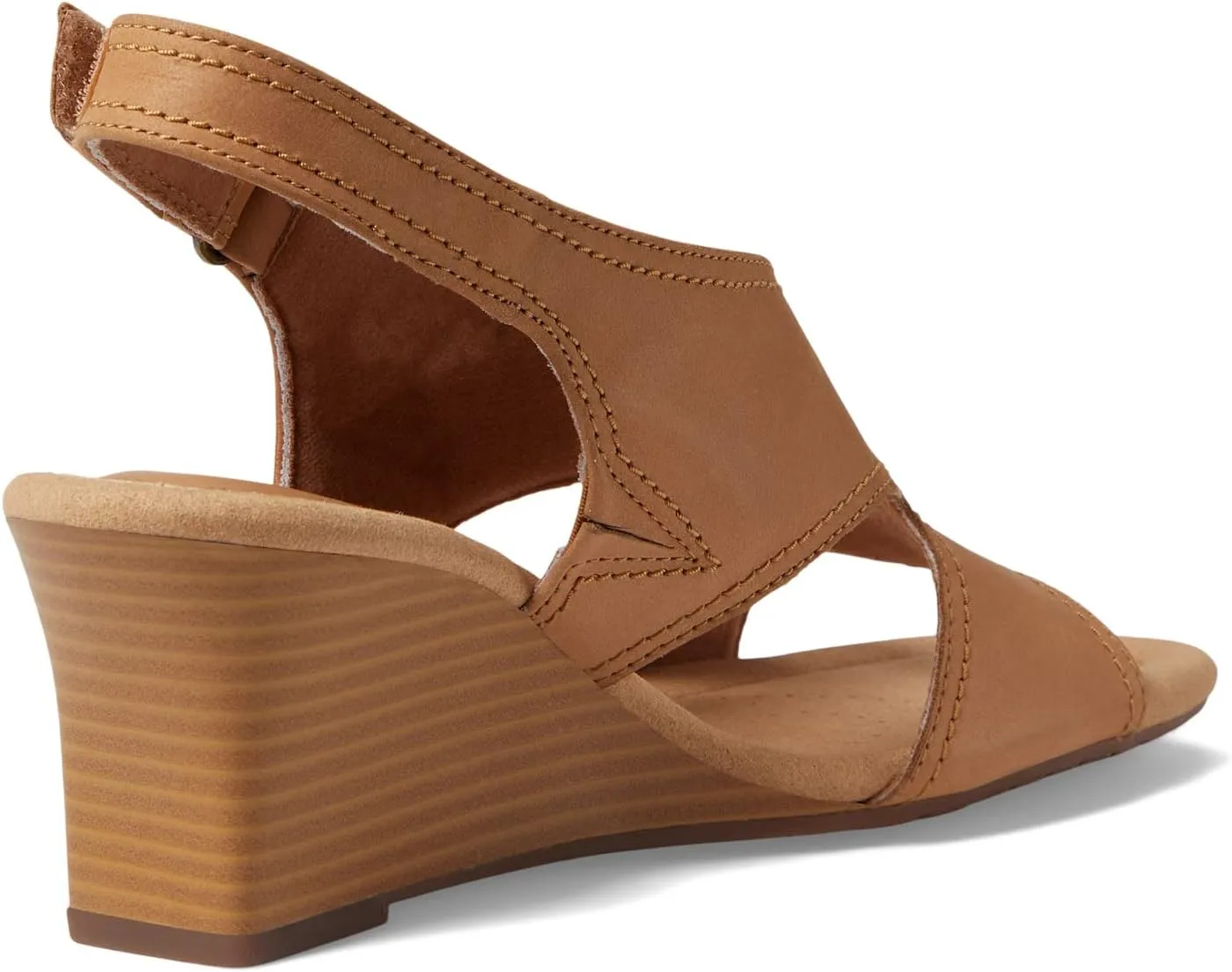 Kyarra Aster Clarks Sandals, Light Tan Leather