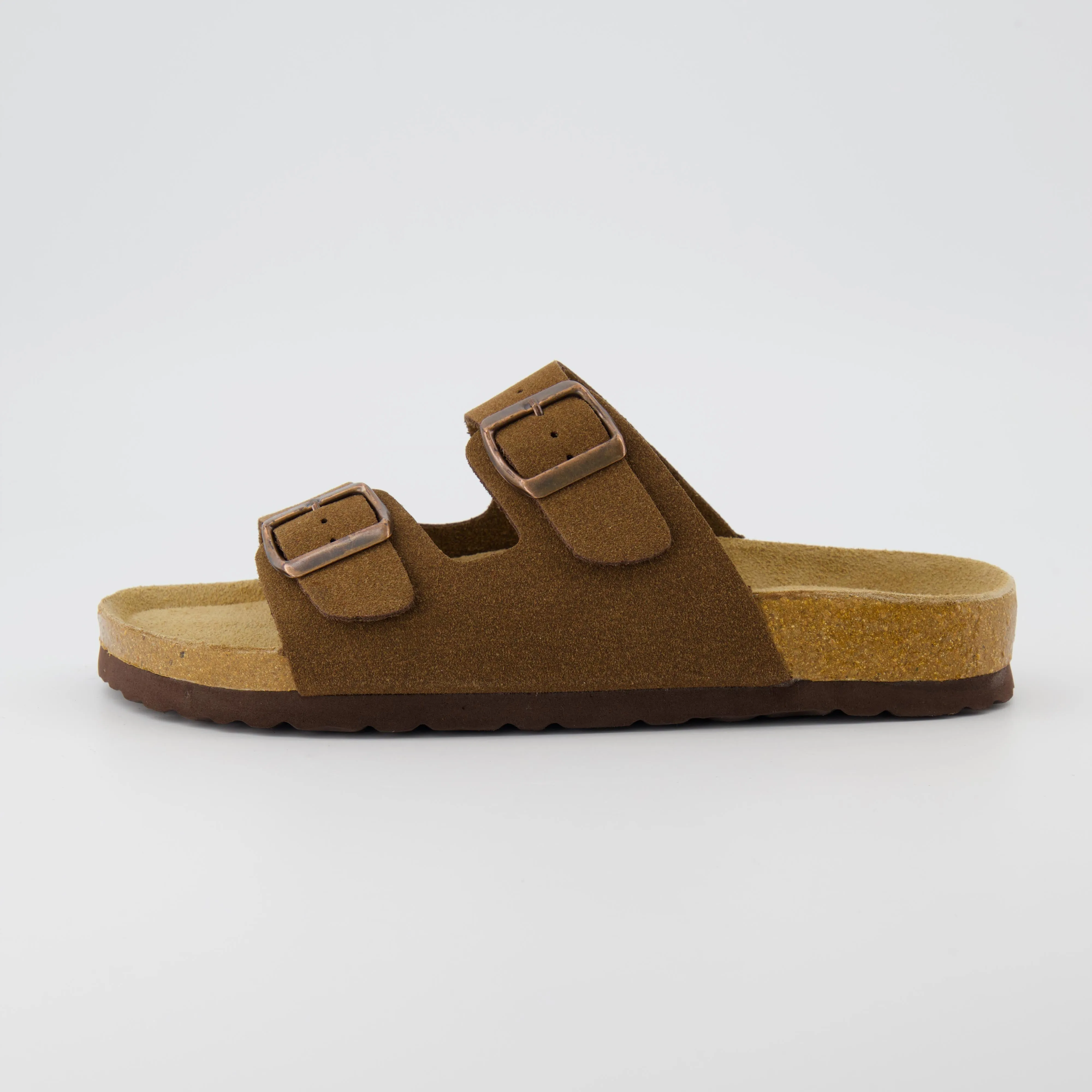 Lane Cork Footbed Sandal Suedes