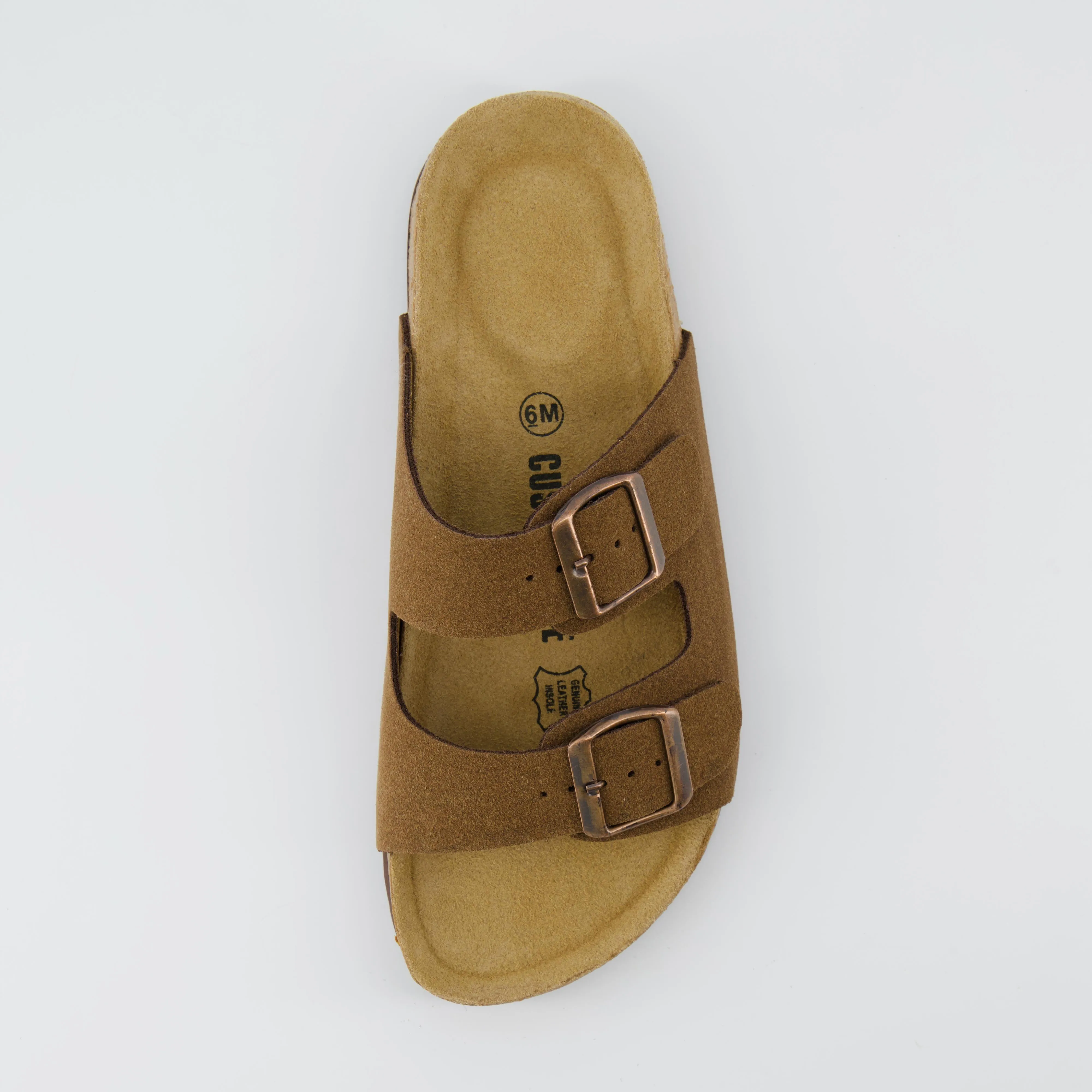 Lane Cork Footbed Sandal Suedes