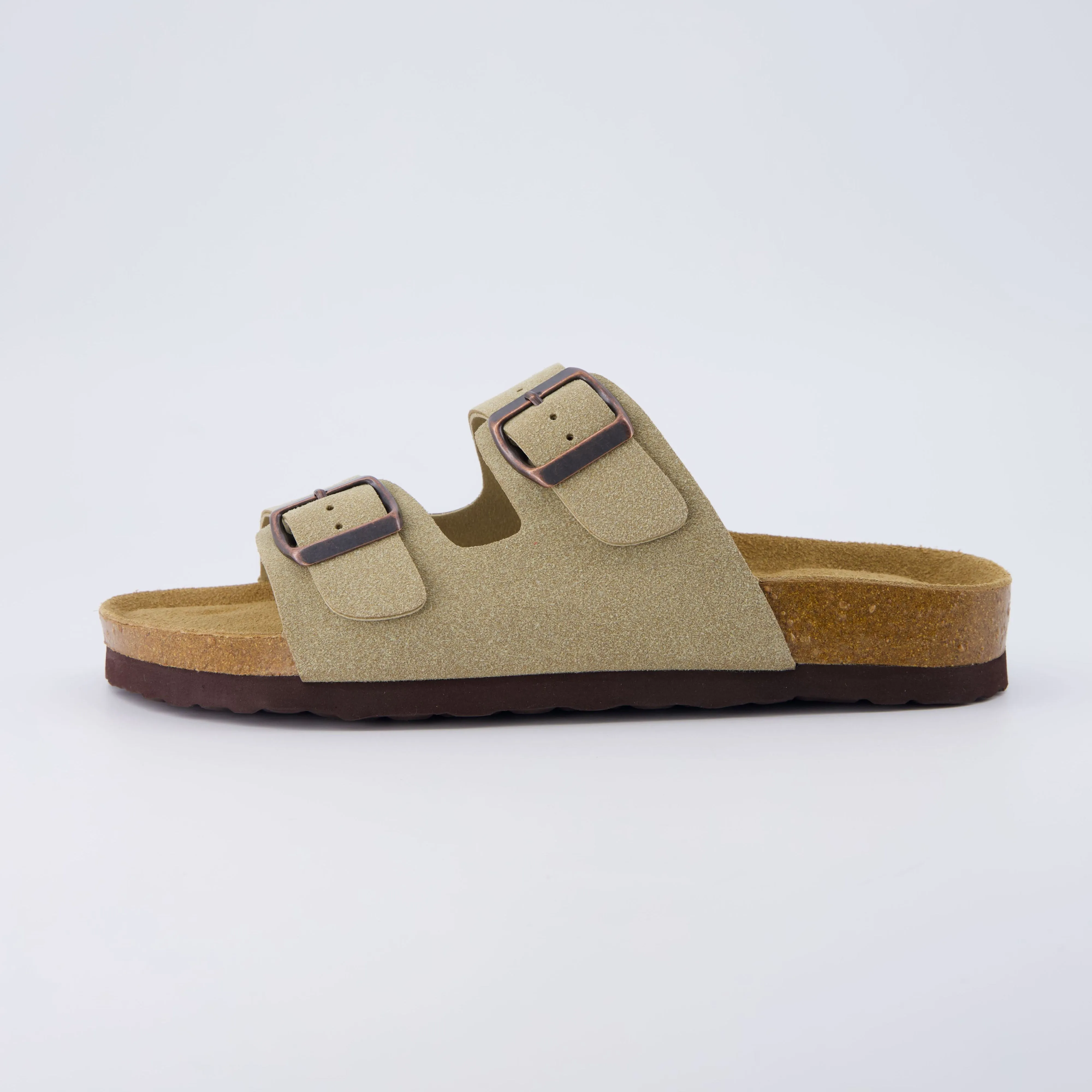 Lane Cork Footbed Sandal Suedes