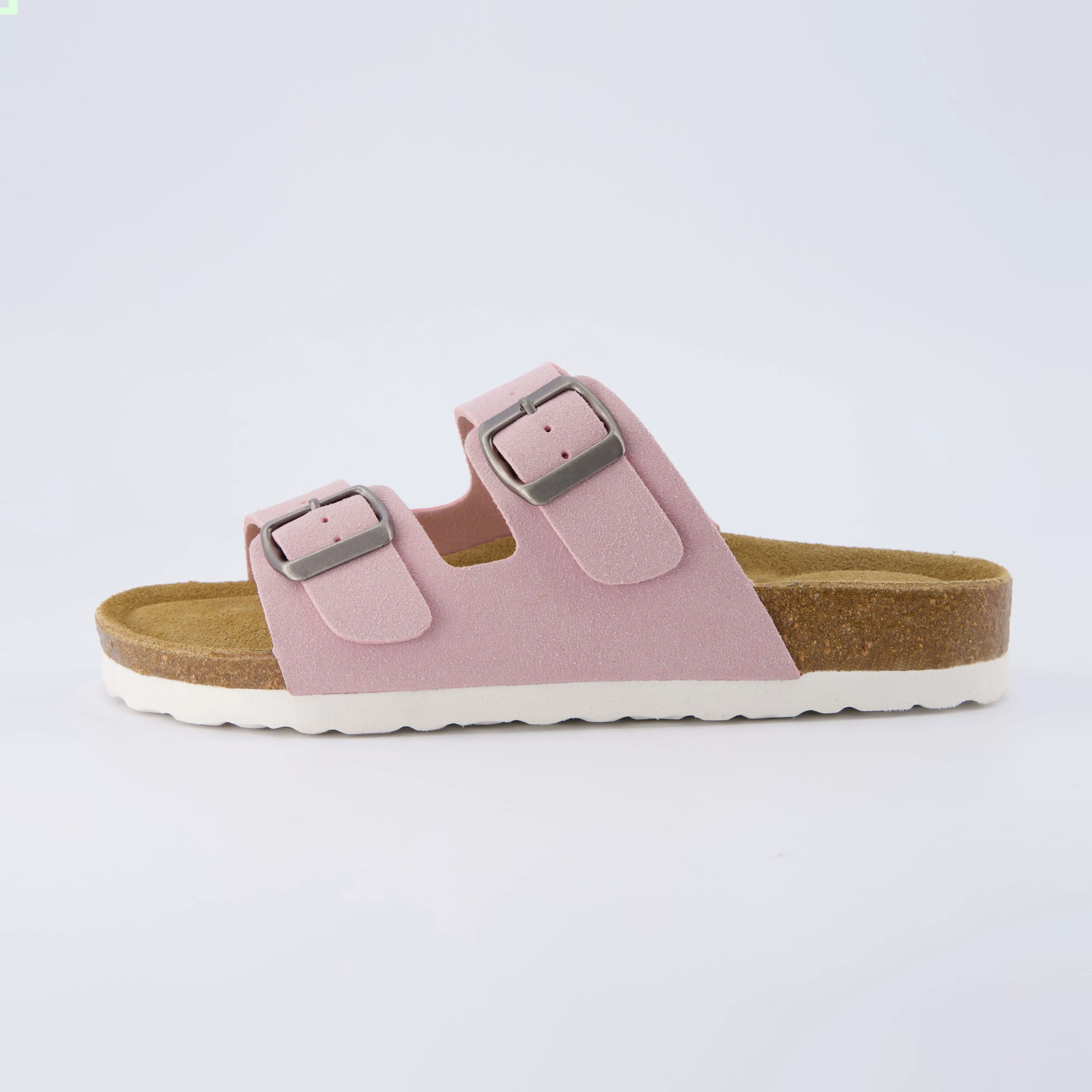 Lane Cork Footbed Sandal Suedes