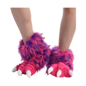 Lazy One Monster Paw Slipper - Pink