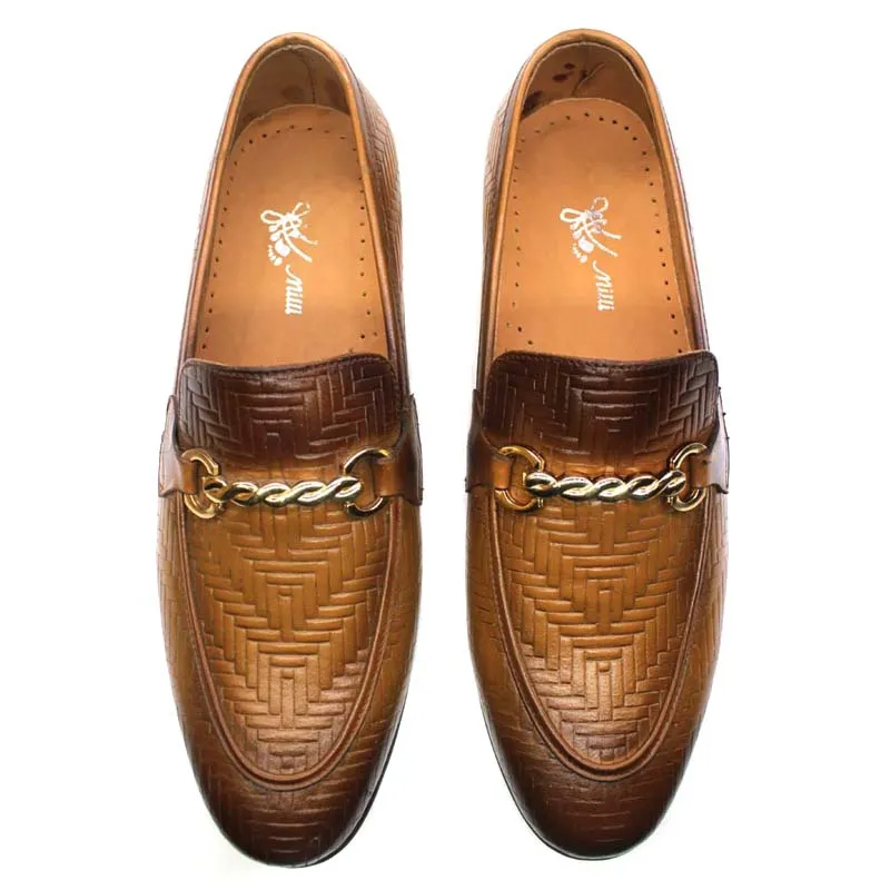 Light Brown Leather Formal Shoes