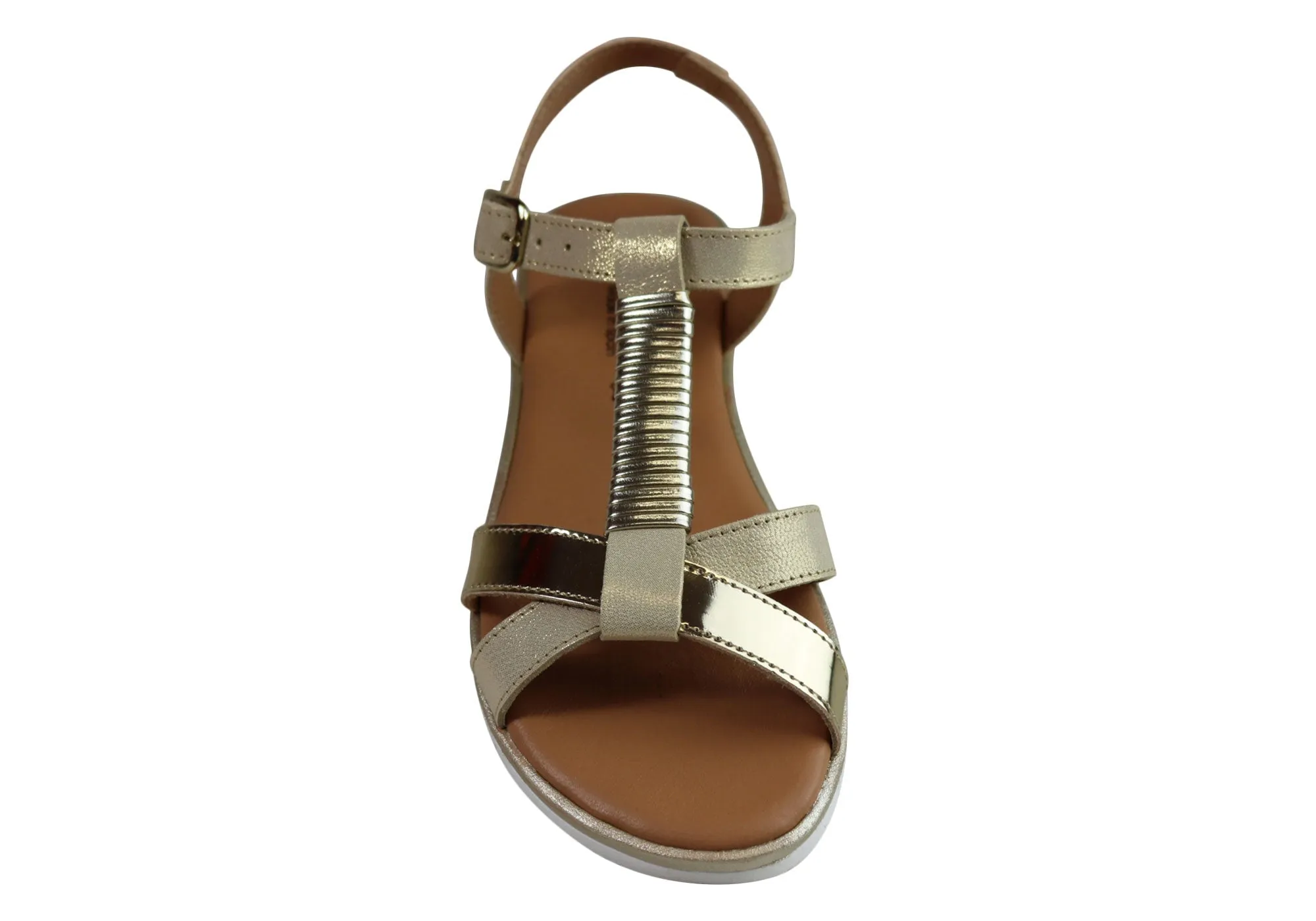 Lola Canales Gina Womens Comfortable Leather Sandals Made In Spain