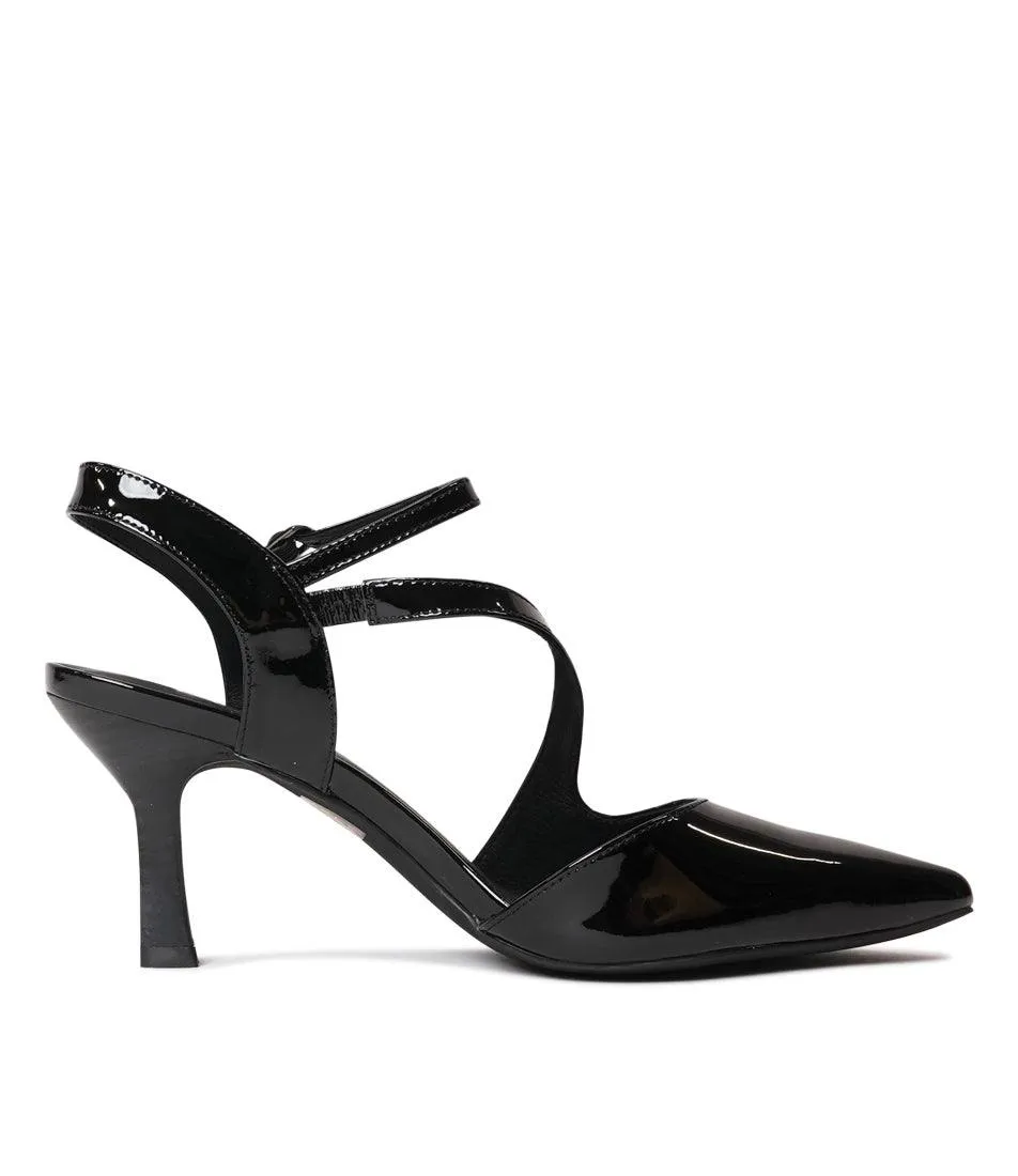 Lukka Black Patent Leather Heels