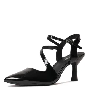 Lukka Black Patent Leather Heels