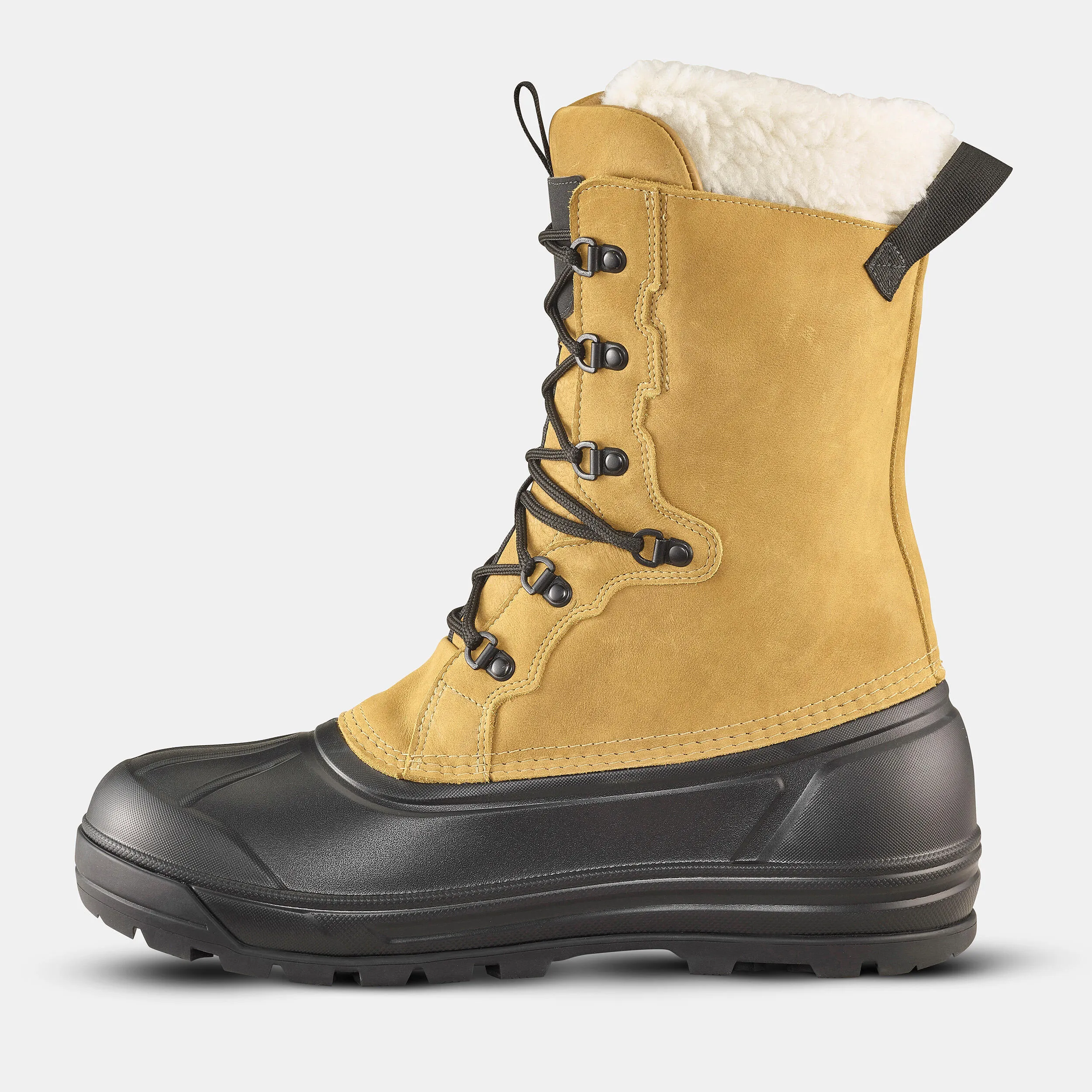 Men's Quechua boots, yellow