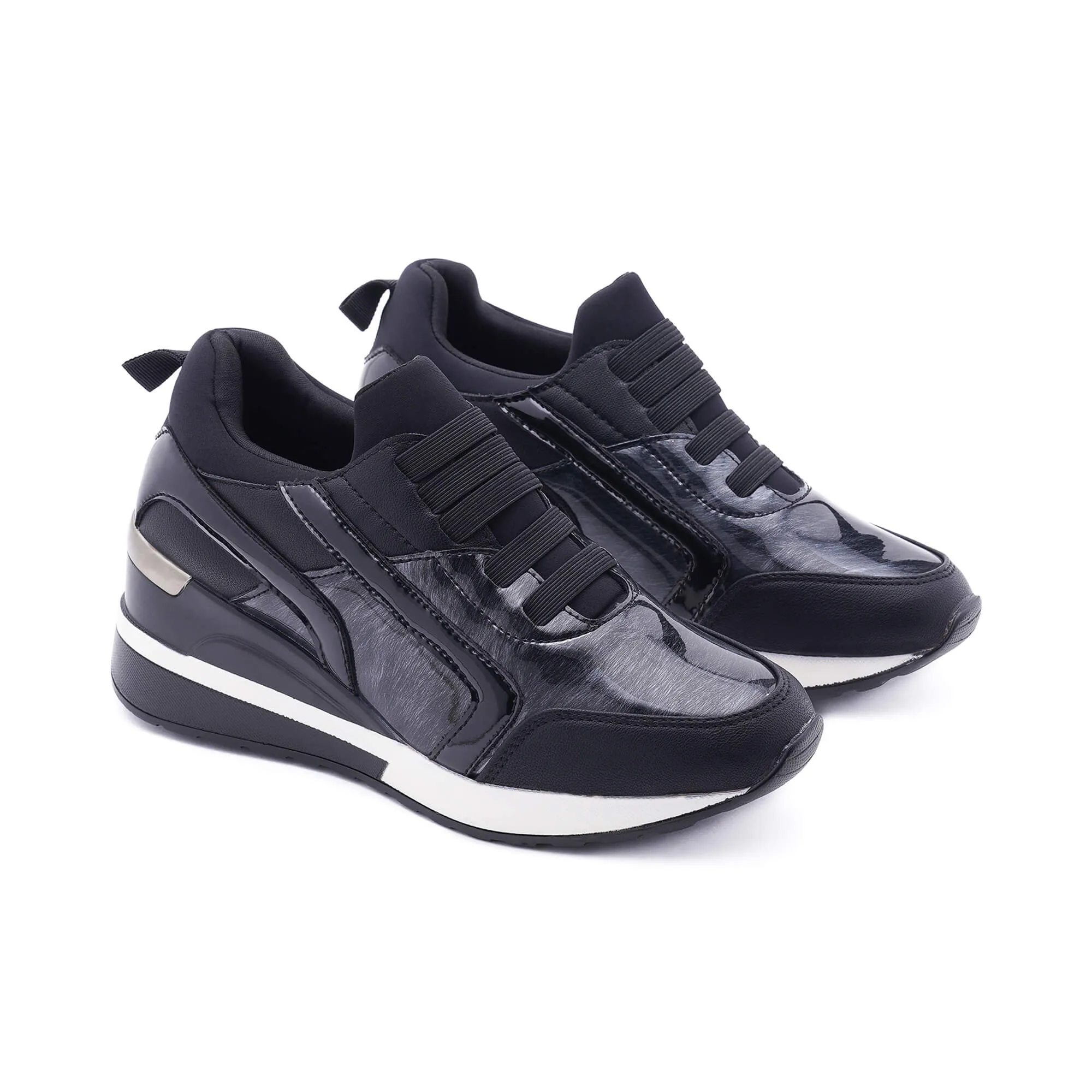 Messina Black Grey Sneakers