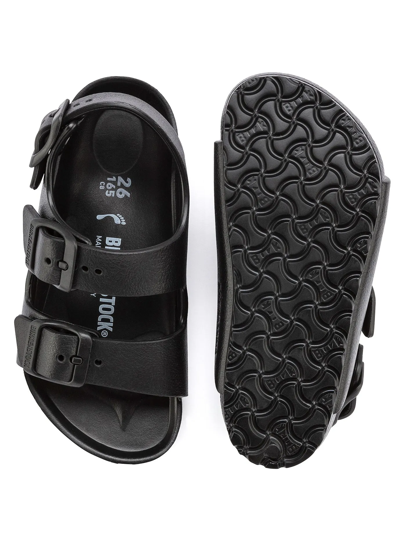 Milano Eva N Black Sandals (Kids)