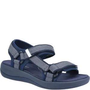 Navy Sara Quarter Strap Sandals