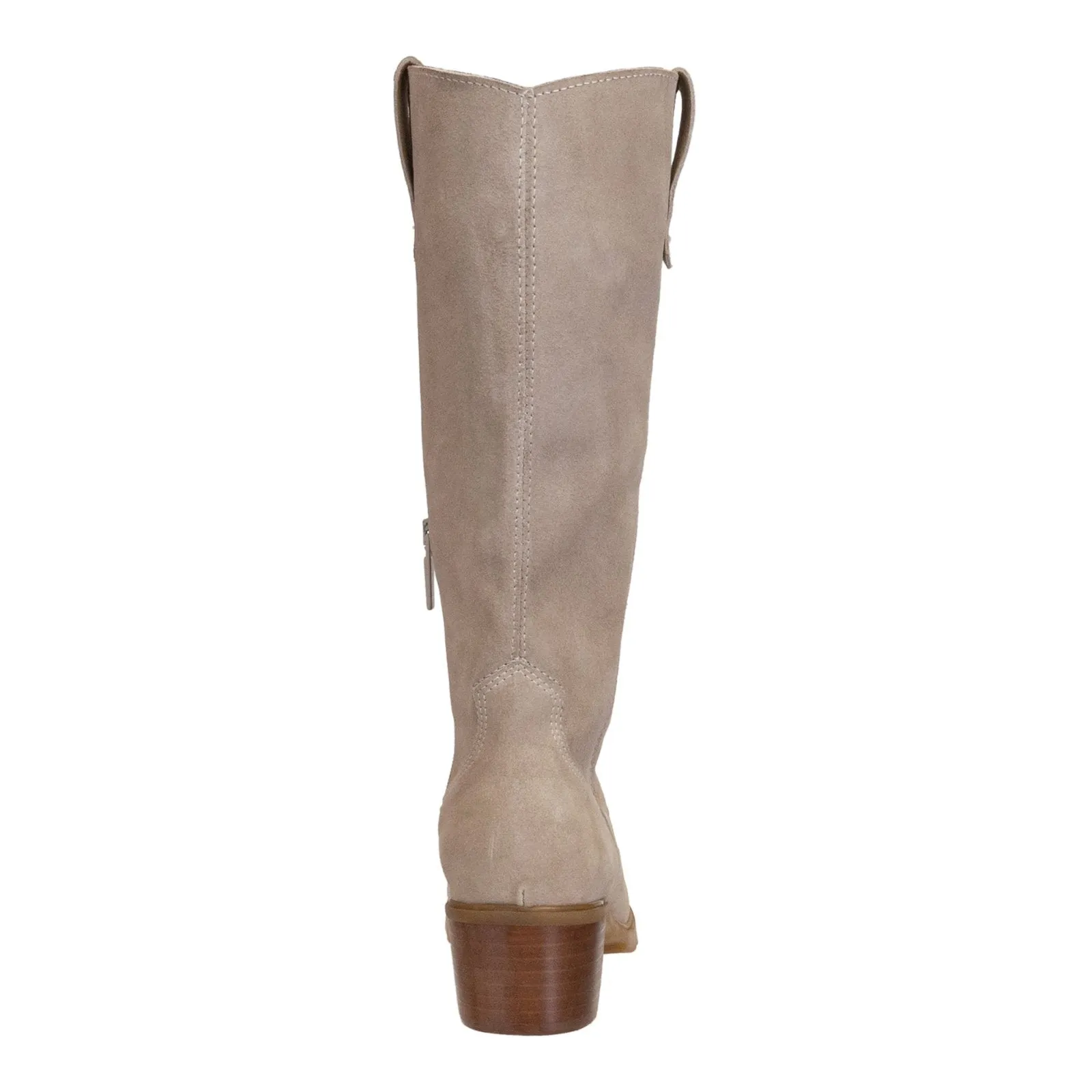 OTBT: TALLOW in BEIGE Heeled Mid Shaft Boots