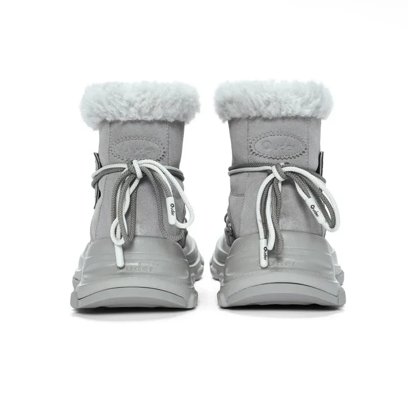 Ouder LuxeCurl Lace-Up Waterproof Snow Boots