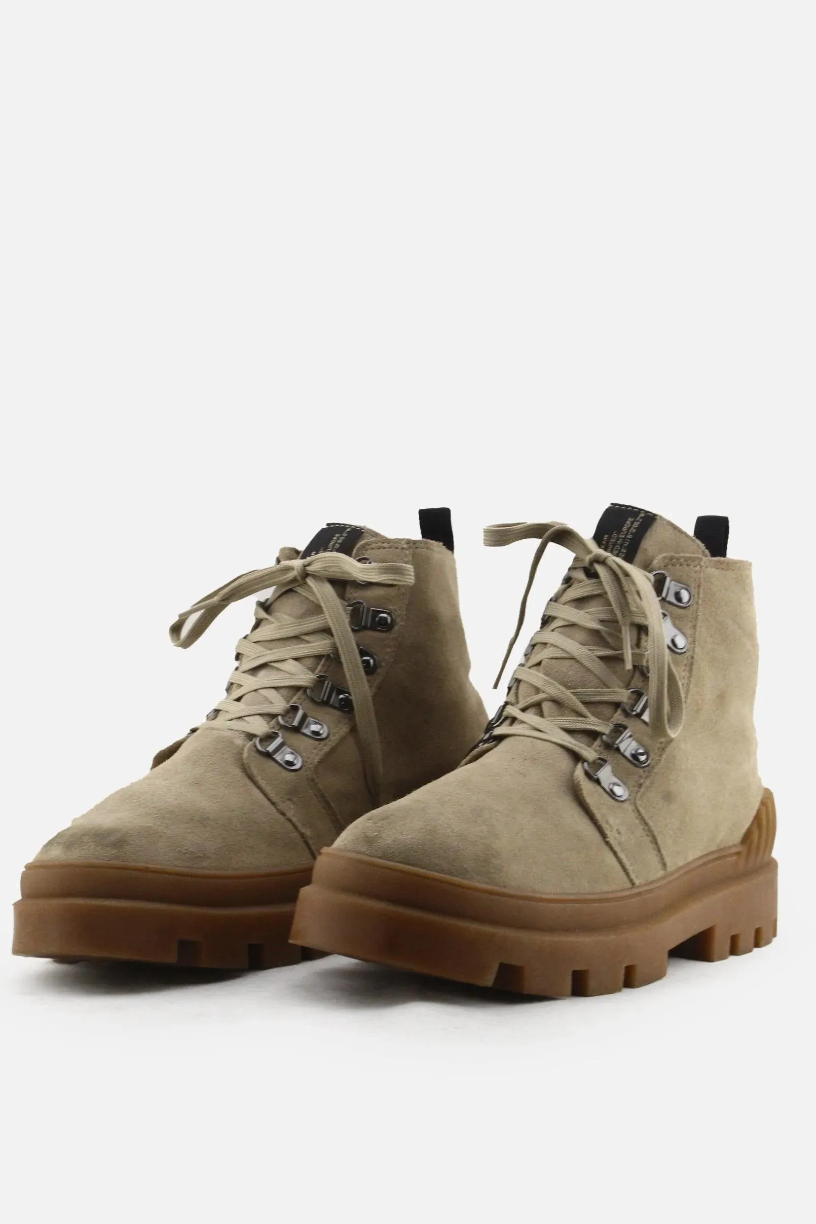 Pull & Bear Laces Desert Ankle Boots| Suede