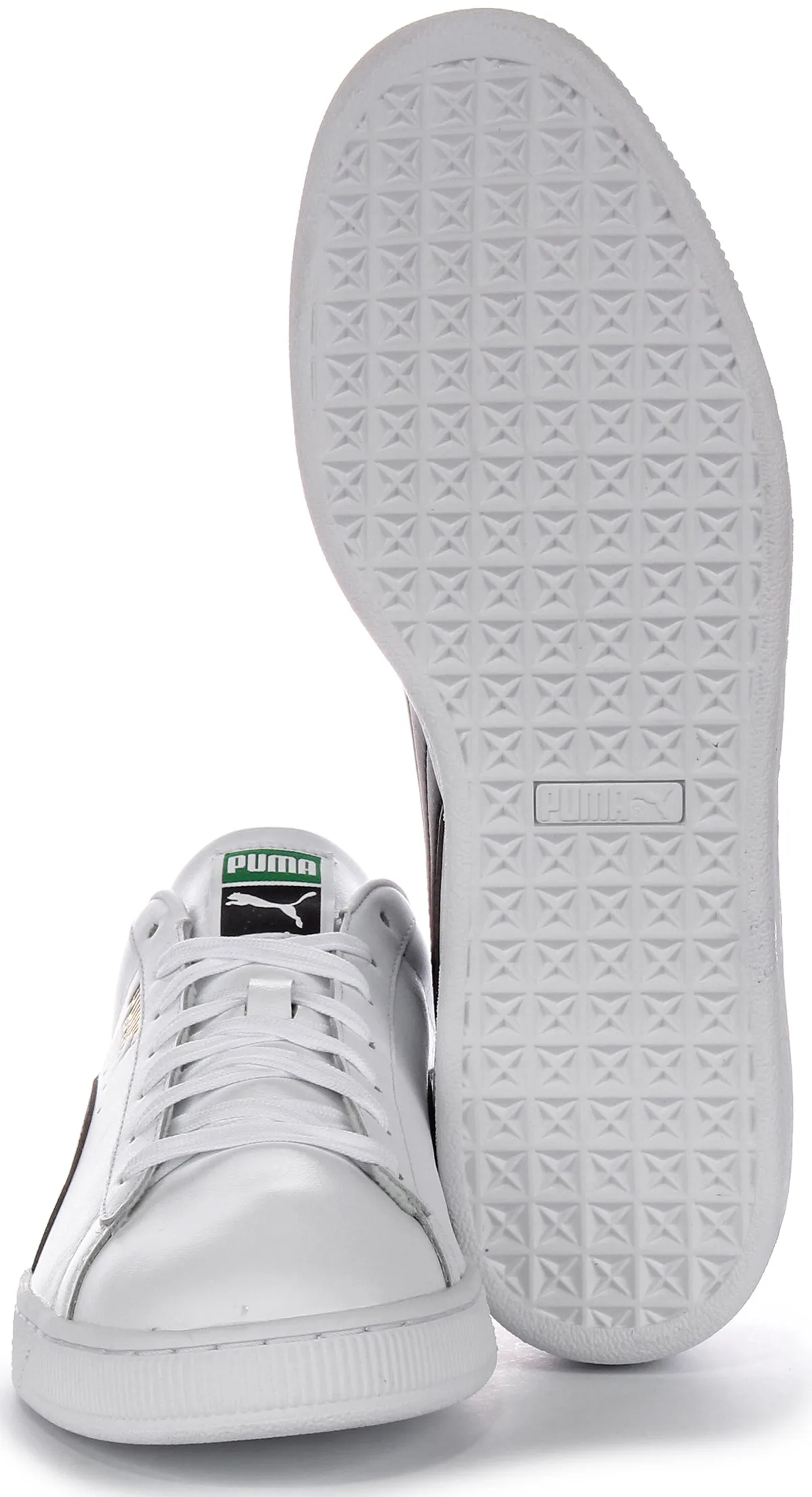 Puma Basket Classic In White Black For Men