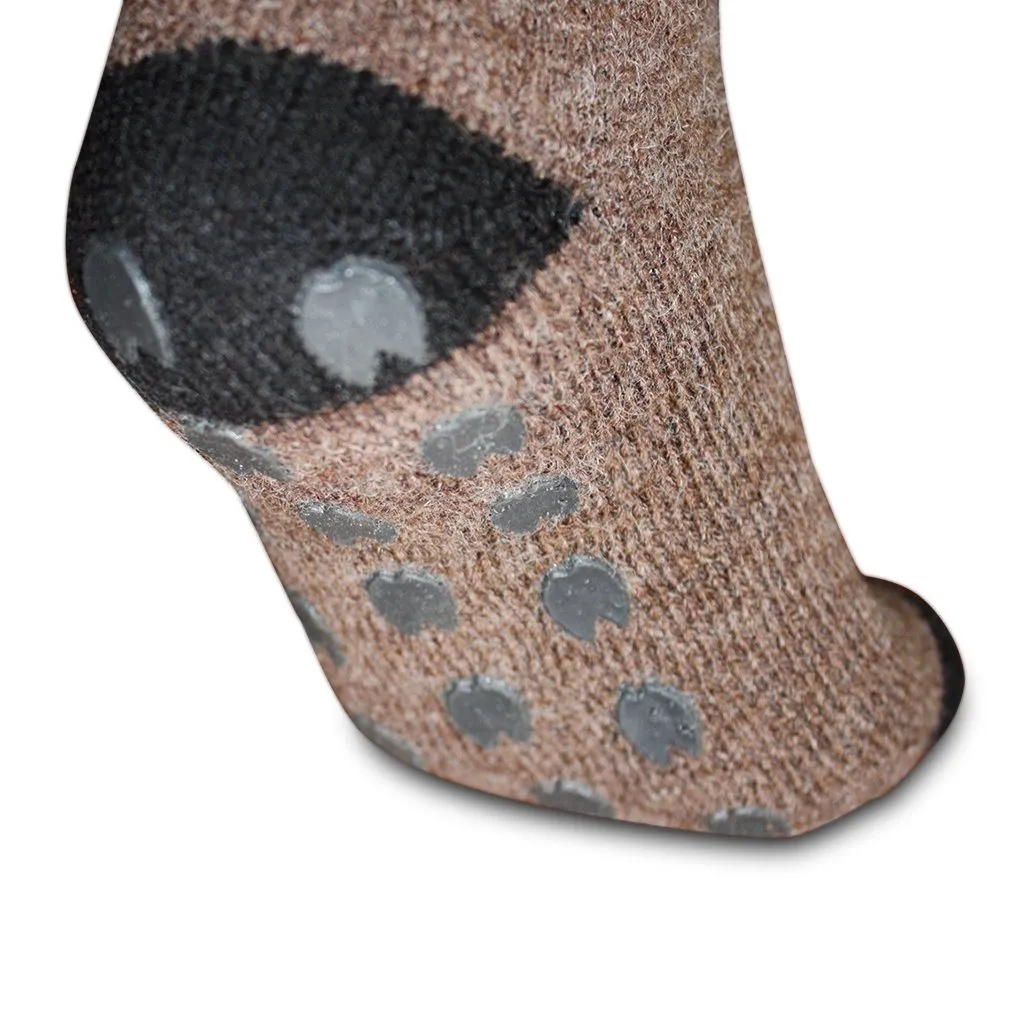 "AlpacaTrax" Gripper Slipper Alpaca Socks