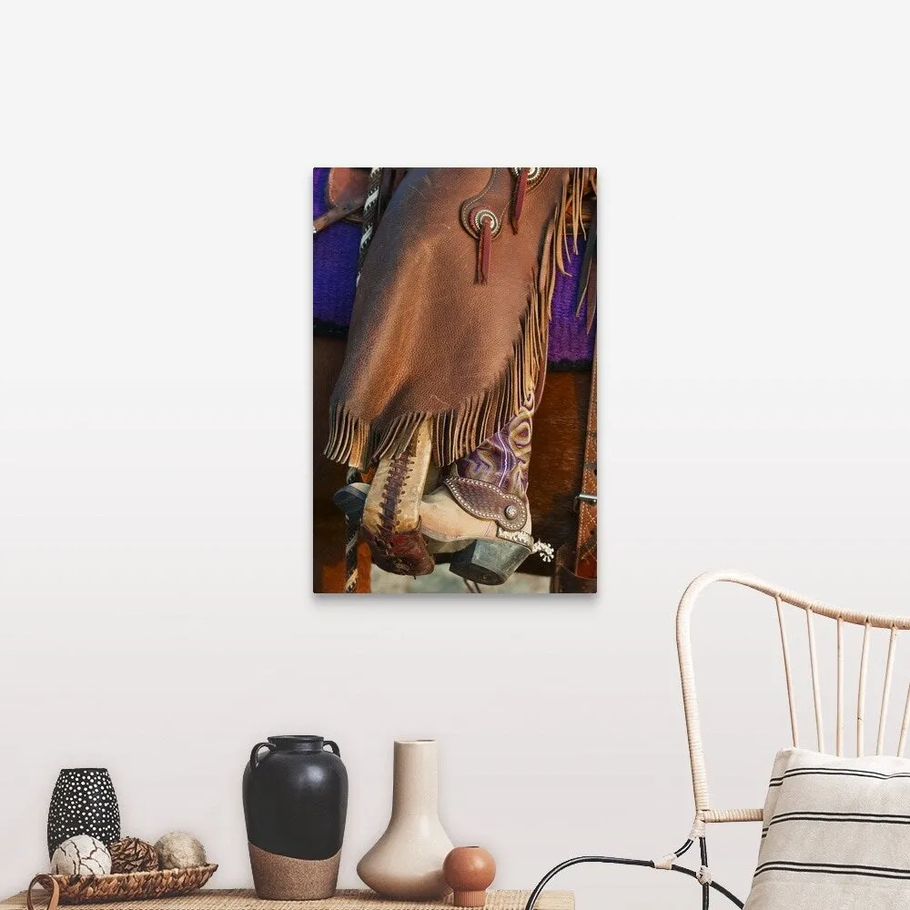 "Cowgirl Boots" Canvas Wall Art