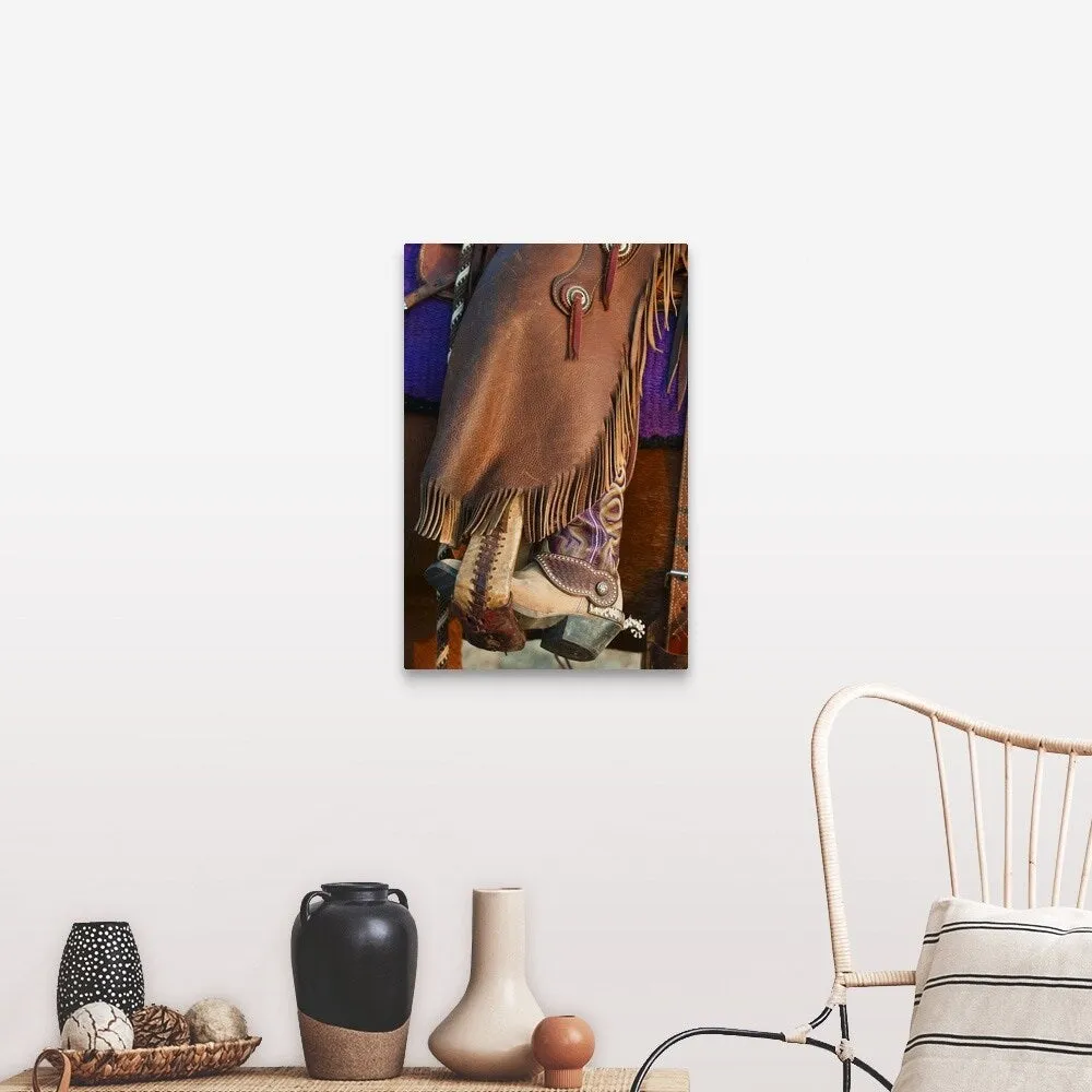 "Cowgirl Boots" Canvas Wall Art